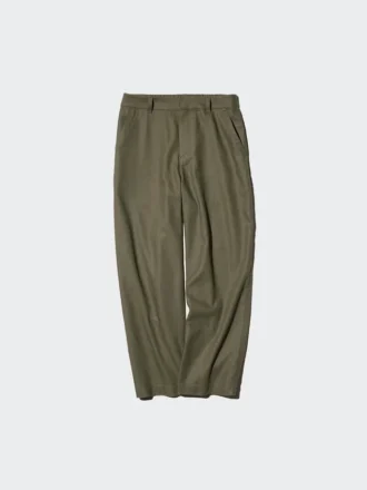 Kadın Keten Pamuklu Dar Paça Pantolon
