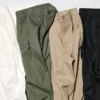 Kadın Keten Pamuklu Dar Paça Pantolonlar | Uzun