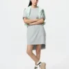 Kadın Oversized İki Renkli Tişört Elbise