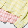 Kadın Oxford Boxy Cropped Gömlek | Kareli