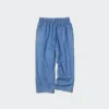 Kadın Pamuklu Bol Ayak Bileği Pantolon | Denim