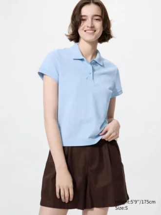 Kadın Pique Mini Polo Gömlek