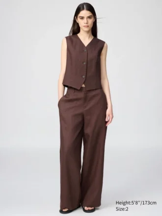 Kadın Premium Linen Pantolon