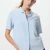 Kadın Rayon Kısa Kollu Bluz