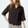 Kadın Rayon Skipper Yaka Bluz | 3/4 Kol