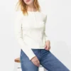 Kadın Ribana Henley Yaka Tişört Kadın Ribana Henley Yaka Tişört