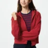 Kadın Sweat Full-Zip Kapüşonlu Sweatshirt