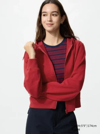 Kadın Sweat Full-Zip Kapüşonlu Sweatshirt