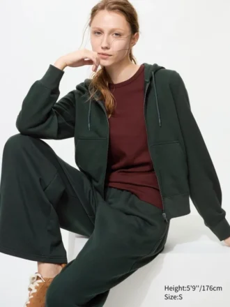 Kadın Sweat Full-Zip Kapüşonlu Sweatshirt