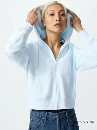 Kadın Sweat Full-Zip Kapüşonlu Sweatshirt