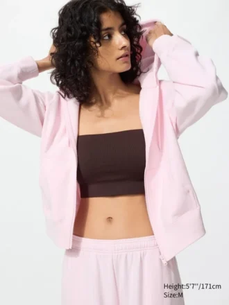 Kadın Sweat Full-Zip Kapüşonlu Sweatshirt