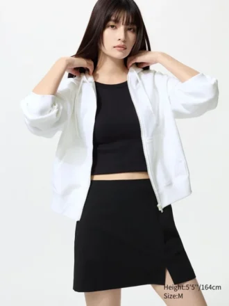 Kadın Sweat Full-Zip Kapüşonlu Sweatshirt
