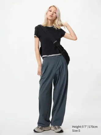 Kadın Ultra Stretch Active Geniş Paça Pantolon