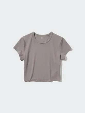 Kadın Ultra Stretch AIRism Kısa Tişört