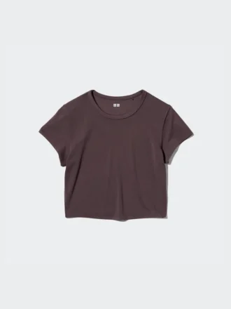 Kadın Ultra Stretch AIRism Kısa Tişört