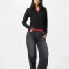 Kadın Ultra Stretch AIRism UV Korumalı Tam Fermuarlı Kapüşonlu Sweatshirt