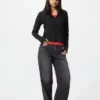 Kadın Ultra Stretch AIRism UV Korumalı Tam Fermuarlı Kapüşonlu Sweatshirt