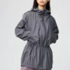 Kadın UV Korumalı Şeffaf Oversized Parka
