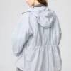 Kadın UV Korumalı Şeffaf Oversized Parka