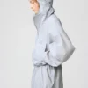 Kadın UV Korumalı Şeffaf Oversized Parka