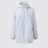 Kadın UV Korumalı Şeffaf Oversized Parka