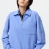 Kadın Yarım Fermuarlı Sweatshirt