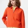 Kadın Yarım Fermuarlı Sweatshirt