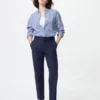 Kadınlar için Smart Ankle Pants | 2 Yönlü Esnek | Uzun Boy Kadınlar için Smart Ankle Pants | 2 Yönlü Esnek | Uzun Boy