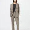 Kadınlar için Smart Ankle Pants | Kareli