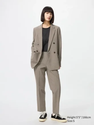 Kadınlar için Smart Ankle Pants | Kareli