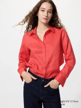 Kadınlar İçin Premium Linen Gömlek