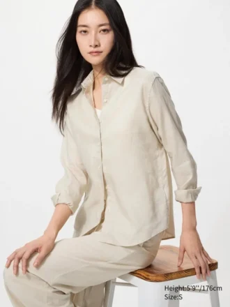 Kadınlar İçin Premium Linen Gömlek