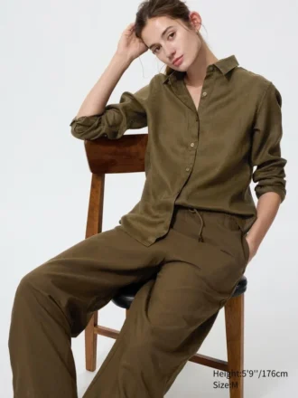 Kadınlar İçin Premium Linen Gömlek