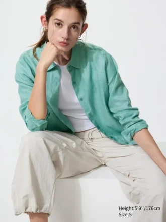 Kadınlar İçin Premium Linen Gömlek