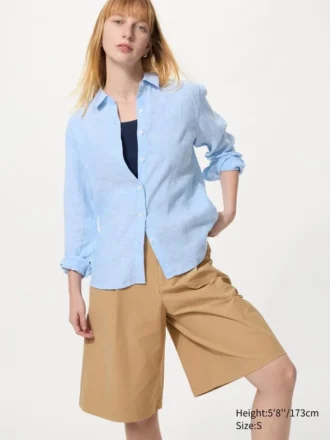 Kadınlar İçin Premium Linen Gömlek