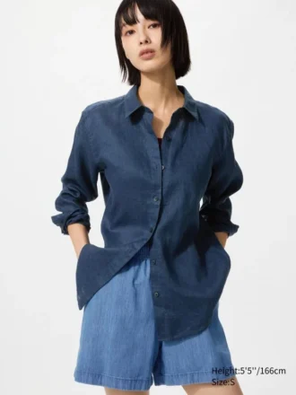 Kadınlar İçin Premium Linen Gömlek
