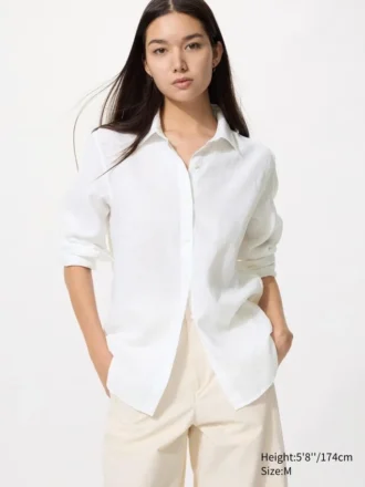 Kadınlar İçin Premium Linen Gömlek