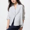 Kadınlar İçin Premium Linen Gömlek | Çizgili Kadınlar İçin Premium Linen Gömlek | Çizgili