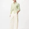 Kadınlar İçin Premium Linen Gömlek | Çizgili