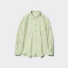 Kadınlar İçin Premium Linen Gömlek | Çizgili Kadınlar İçin Premium Linen Gömlek | Çizgili