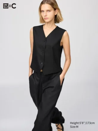 Kadınlar İçin Premium Linen Yelek