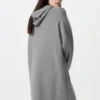 Kadınlar İçin Pürüzsüz Pamuklu Örme Kapüşonlu Sweatshirt