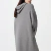 Kadınlar İçin Pürüzsüz Pamuklu Örme Kapüşonlu Sweatshirt