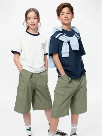 Çocuk Baggy Kargo Pantolon