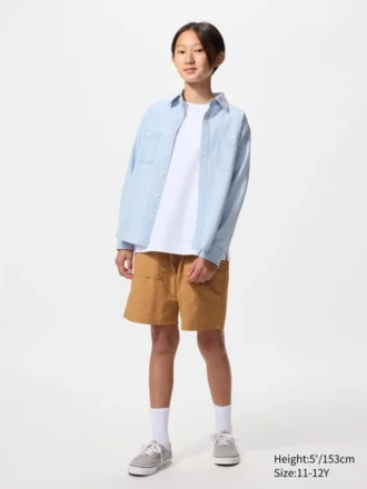 Çocuk Chambray Gömlek
