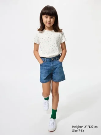 Çocuk Denim Şortlar