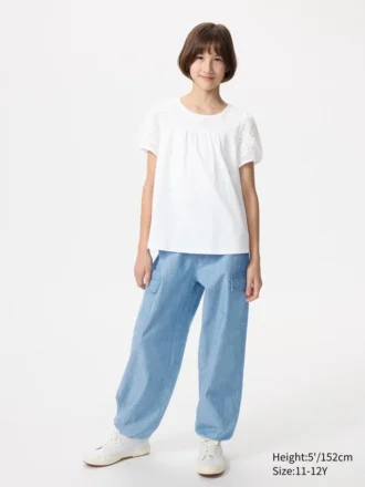 Çocuk Kargo Jogger Pantolonlar | Chambray
