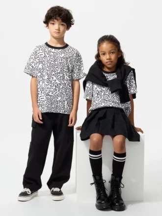 Çocuk Ny Pop Art UT Grafik Tişört | Keith Haring