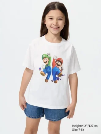 Çocuklar için Super Mario Galaxy Filmi UT Grafik Tişört
