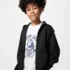 Çocuklar İçin Dry Sweat Tam Fermuarlı Kapüşonlu Sweatshirt